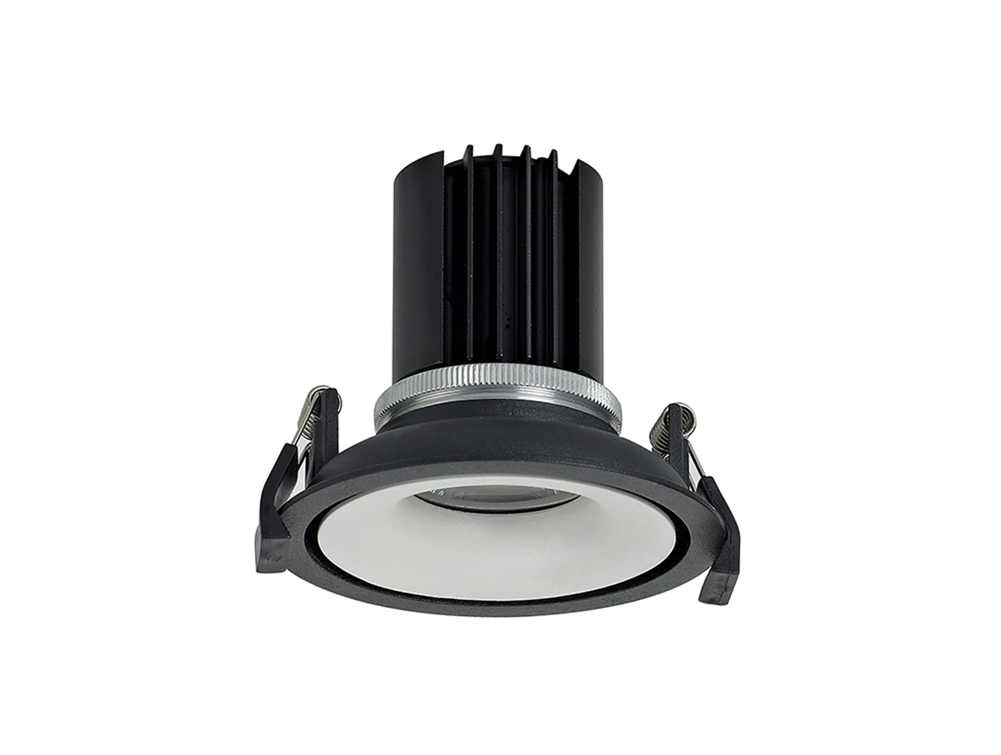 Bolor 12 Tridonic Powered 12W 4000K 1200lm 12° CRI>90 LED Engine Black/White Fixed Recessed Spotlight, IP20